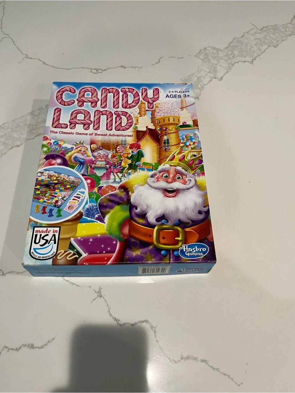 Candy Land Board Game - Colorful Pink Box Hasbto